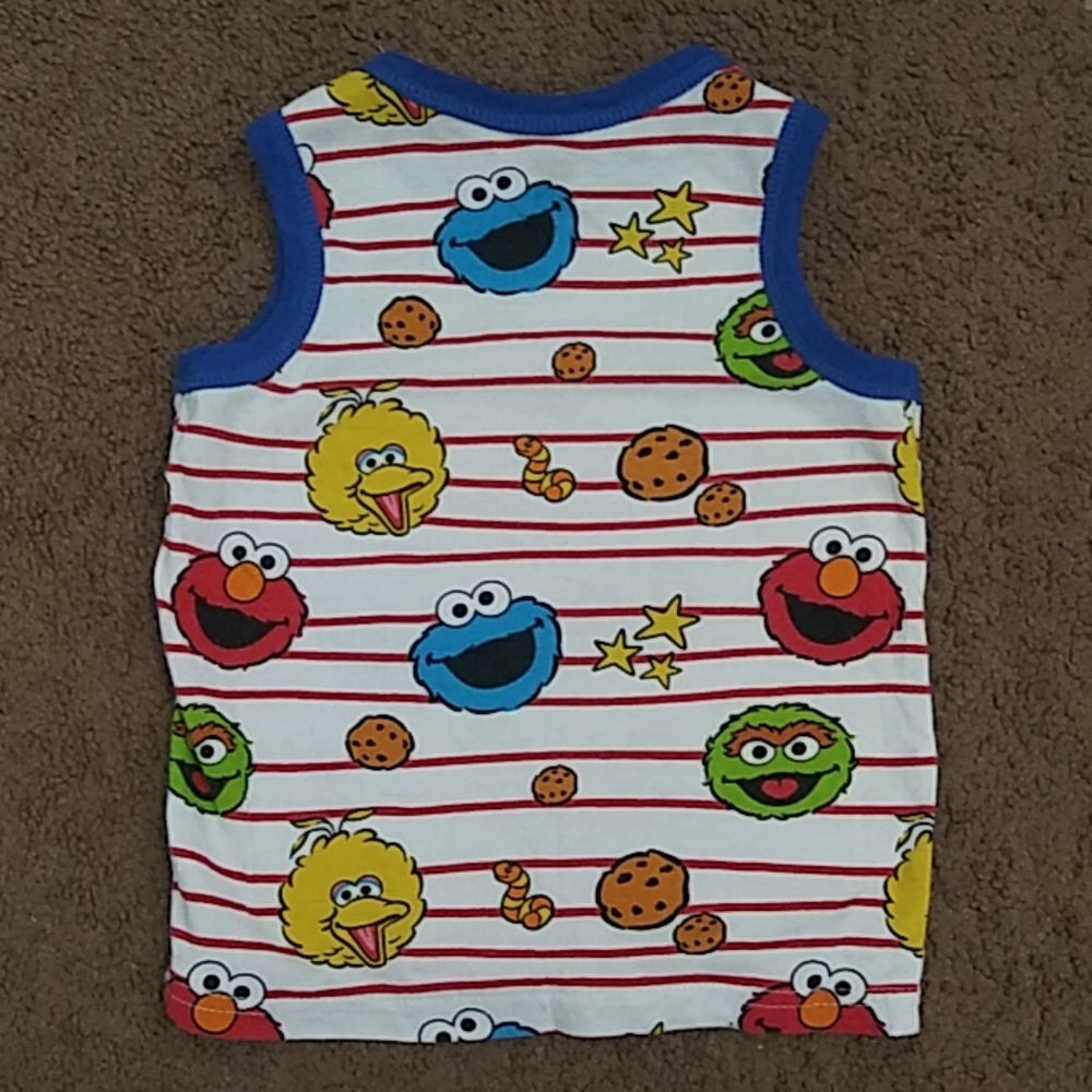 Elmo sesame street stripped matching set